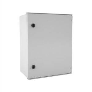 Tablero p/adosar de poliéster 500x400x200mm c/placa de montaje metálica IP66