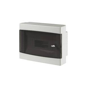 Tablero p/adosar de termoplástico 12 DIN 250x326x108mm con puerta