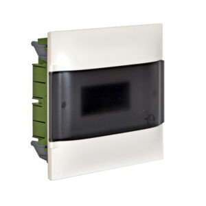 Tablero p/empotrar de resina 8 DIN 225x256x98mm con puerta