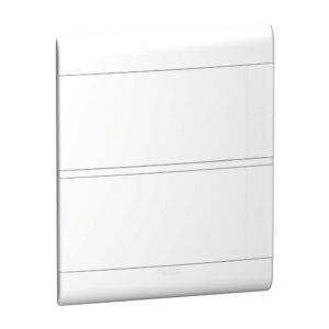 Tablero p/empotrar de termoplástico 24DIN 382x310x102mm con puerta