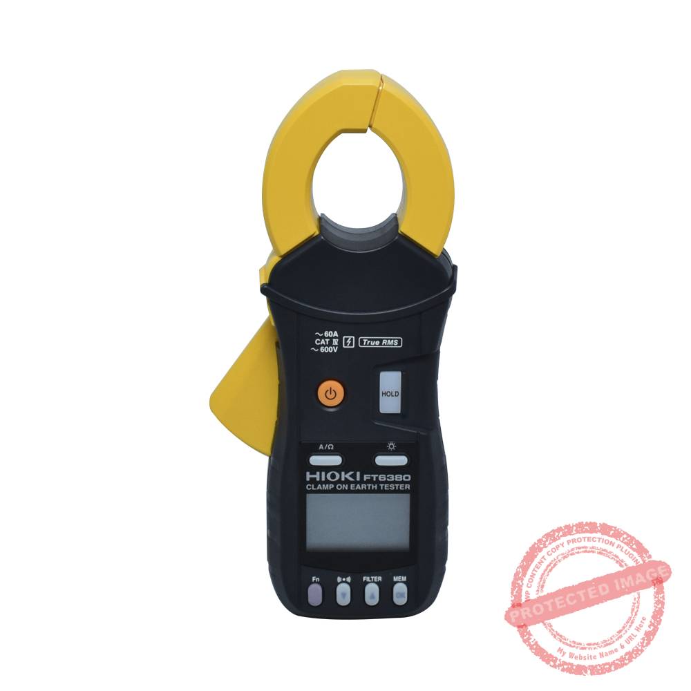 Telurómetro digital tipo pinza 0.2-1.6kOhm, 60AAC