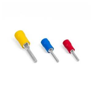 Terminal pin aislado 16-22AWG rojo x100und