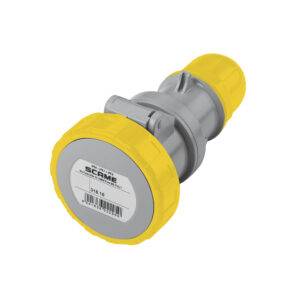 Tomacorriente aéreo industrial 2x16A+T 130V IP67 4h Optima