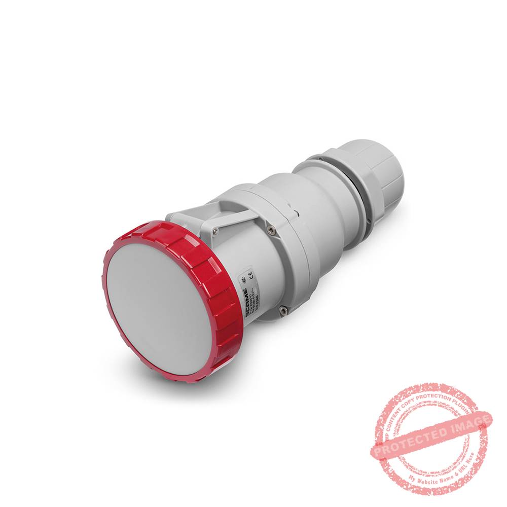 Tomacorriente aéreo industrial 3x63A+N+T 415V IP67 6h Optima