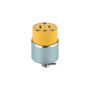 Tomacorriente aéreo plano 2x15A+T 125/250V NEMA 5-15R blindado