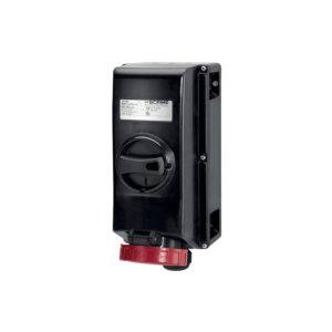 Tomacorriente p/adosar c/enclavamiento 3x32A+T 500V IP66 7h ZONA 1,21