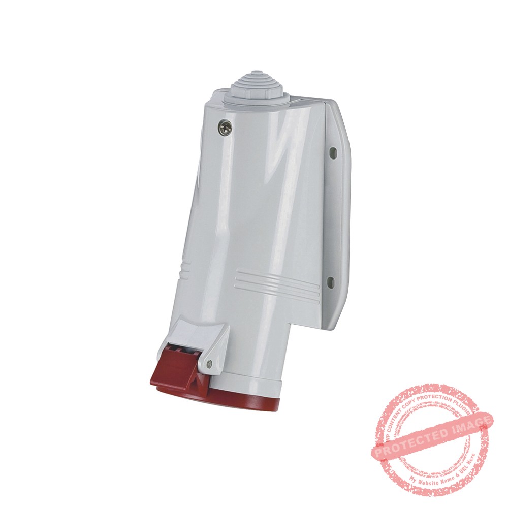 Tomacorriente p/adosar industrial 3x16A+T 415V IP44 6h Optima