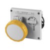 Tomacorriente p/empotrar c/enclavamiento 3x32A+T 130V IP67 4h Omnia