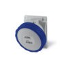 Tomacorriente p/empotrar inclinado 2x32A+T 250V IP67 6h Optima