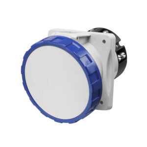 Tomacorriente p/empotrar inclinado 2x63A+T 250V IP67 6h Optima