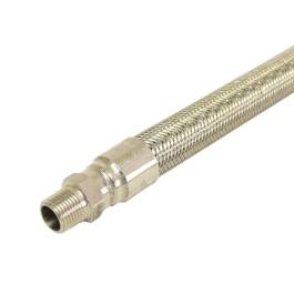 Tubería flexible c/malla inoxidable 1/2" x350mm, CL1 ZONA 1, UL