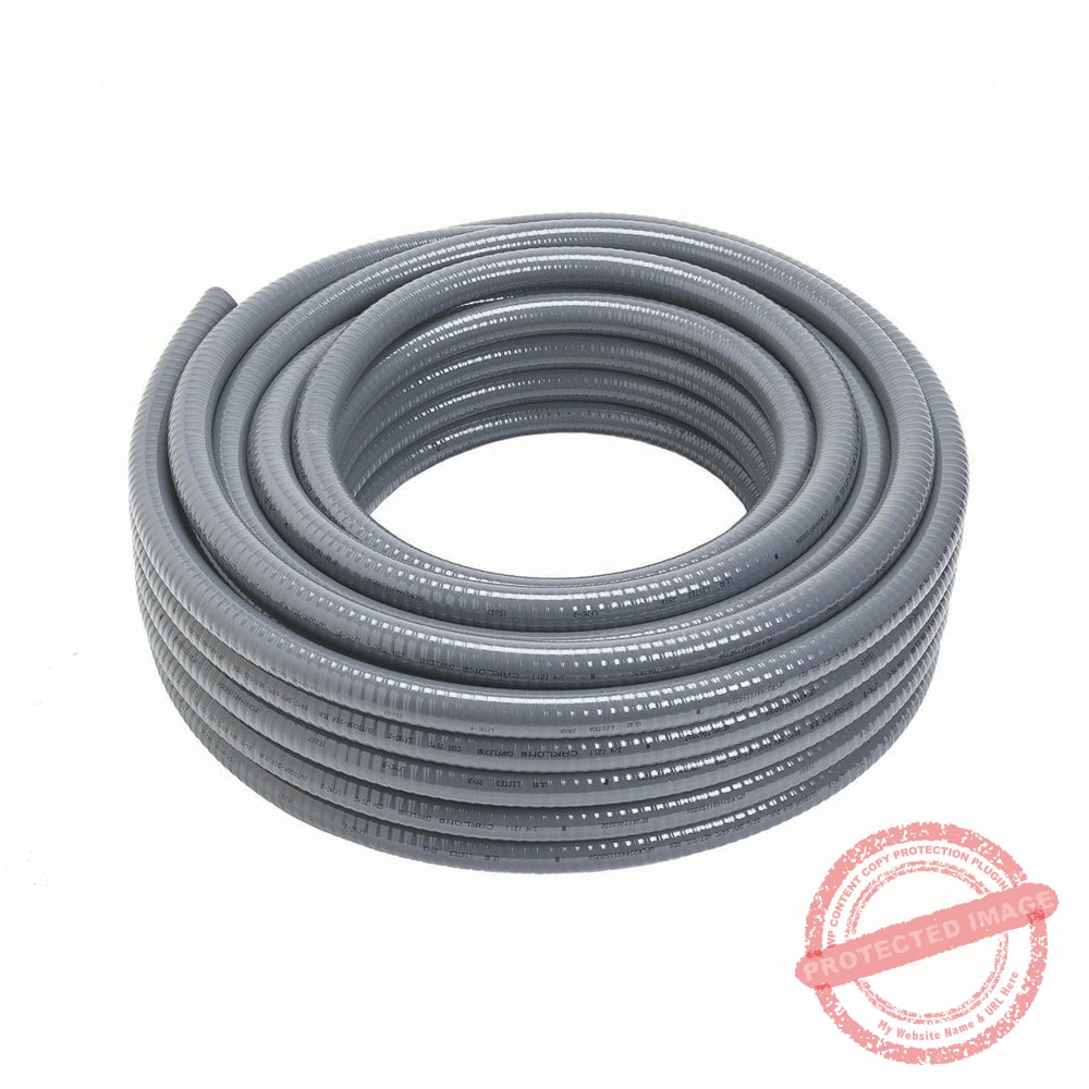 Tubería flexible Liquid Tight con forro de PVC 3/8¨ x100mts