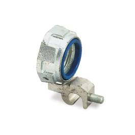 Tuerca bushing aislada con línea a tierra de 1 1/2¨, revestido con PVC UL