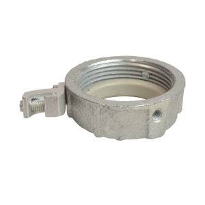 Tuerca bushing aislada con linea a tierra de aluminio 1 1/2¨ UL
