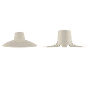 Wall socket de bakelita E27 para adosar color marfil