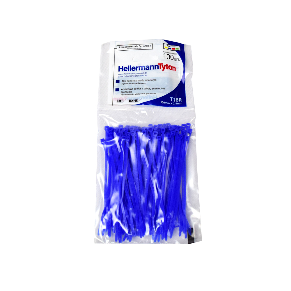 amarracable-azul-100x25mm-x100und.jpg Amarracable azul 100x2.5mm x100und - Imagen 1