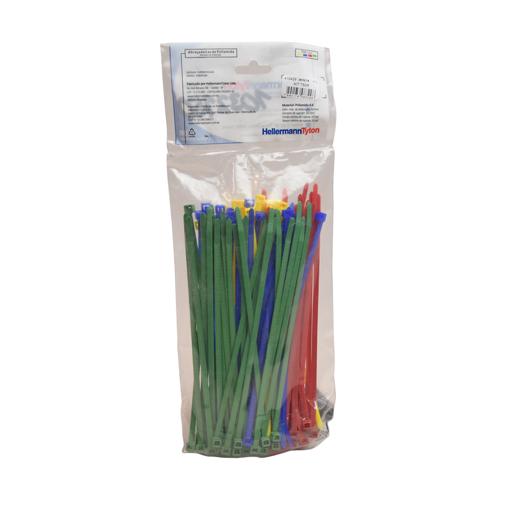 amarracable-kit-colores-200x46mm-x100und.jpg Amarracable kit colores 200x4.6mm x100und - Imagen 1