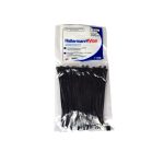 Amarracable negro 100x2.5mm x 100und UV