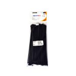 Amarracable negro 150x3.6mm x100und UV