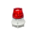 Baliza fija/intermitente rojo 90/240VAC IP30 72dB Microlamp AF/L