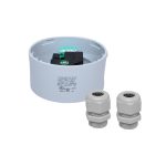 Base para sobreponer 120/240VAC gris + transformador Deep HT
