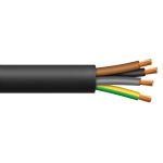 Cable RV-K 4G1.5mm2, 0.6/1kV XLPE/PVC negro, clase 5, x metro lineal