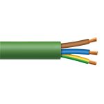 Cable RZ1-K 3G1.5mm2, 0.6/1kV libre de halógeno verde, clase 5, x metro lineal
