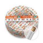 Cable THW-90+Plus 14AWG 750V aislamiento PVC blanco, clase 2, x rollo