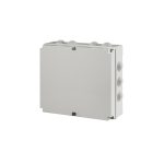 Caja de derivación PVC 300x220x120mm con 12 pasacables PG29 IP55