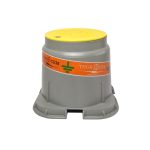 Caja de registro de polipropileno para puesta a tierra