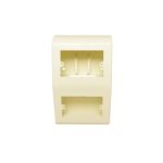 Caja doble de derivación universal para canaleta unicanal 100x50mm