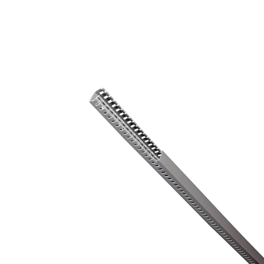 canaleta-ranurada-de-pvc-40x40mm-2mts.jpg Canaleta ranurada de PVC 40x40mm 2mts - Imagen 1