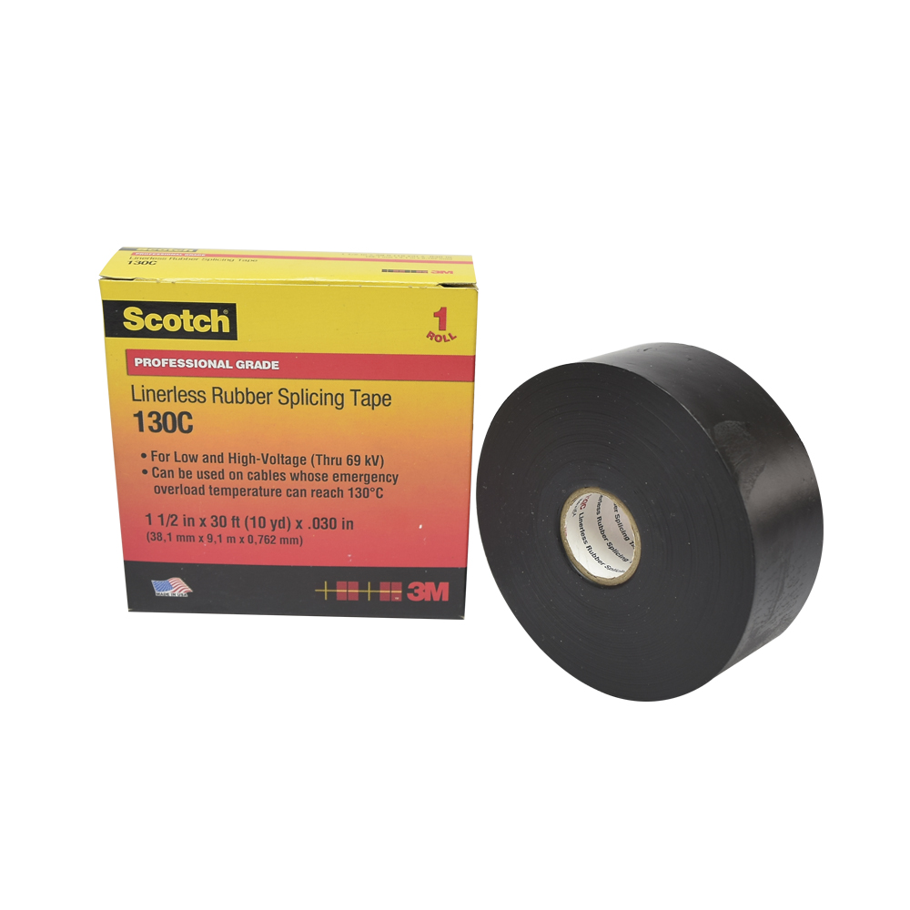 cinta-aislante-autofundente-scotch-130c-1-1-2-x915mts-69kv.jpg Cinta aislante autofundente Scotch 130C 1 1/2¨ x9.15mts 69kV - Imagen 1