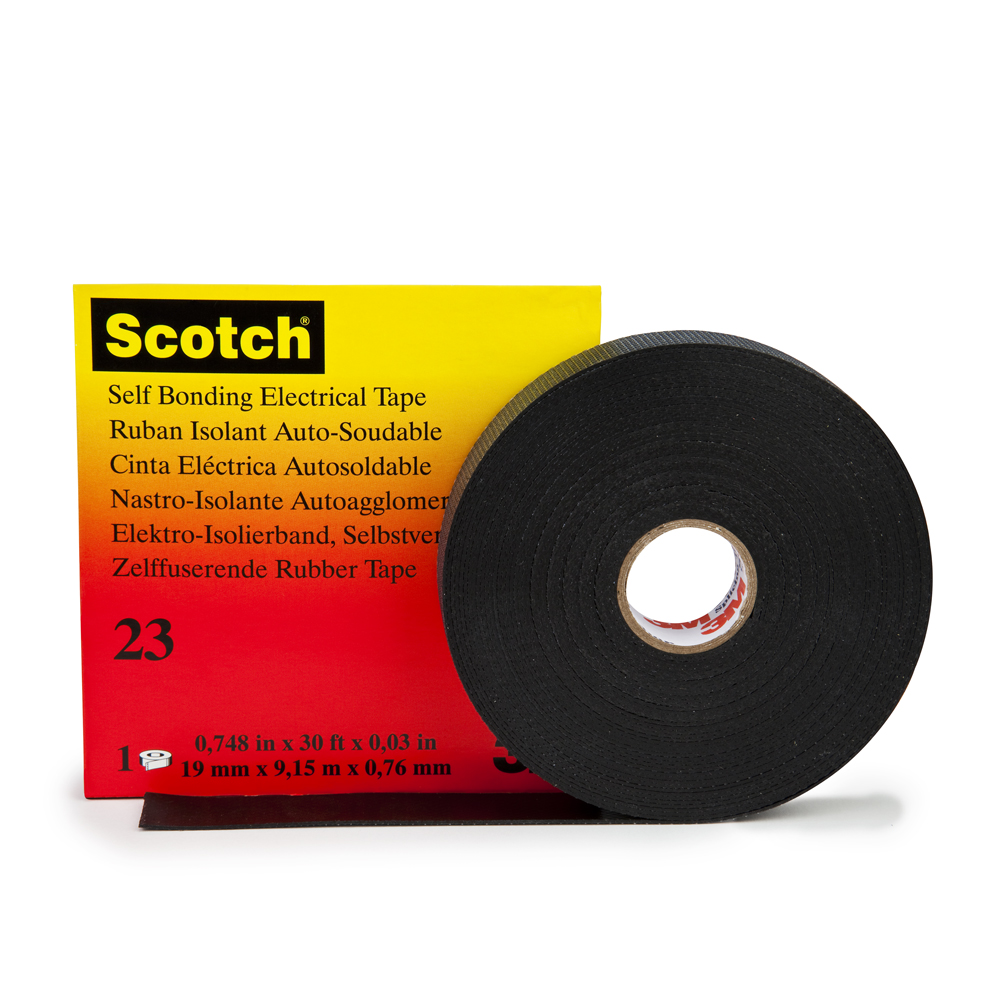 cinta-aislante-autofundente-scotch-23-3-4-x915mts-69kv.jpg Cinta aislante autofundente Scotch 23 3/4¨ x9.15mts 69kV - Imagen 1