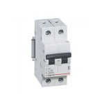 Interruptor termomagnético 2x16A 10/6kA 230/440V tipo C DIN RX3