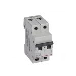 Interruptor termomagnético 2x20A 10/6kA 230/440V tipo C DIN RX3