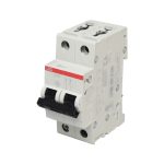 Interruptor termomagnético 2x4A 20/10kA 230/400V tipo C DIN