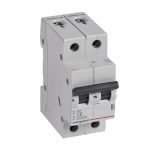 Interruptor termomagnético 2x6A 10/6kA 230/440V tipo C DIN RX3