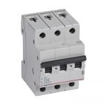 Interruptor termomagnético 3x40A 10/6kA 230/440V tipo C DIN RX3