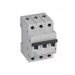 Interruptor termomagnético 3x63A 10/6kA 230/440V tipo C DIN RX3