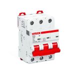 Interruptor termomagnético 3x63A 20/10kA 230/400V curva C DIN IEC 60898-1
