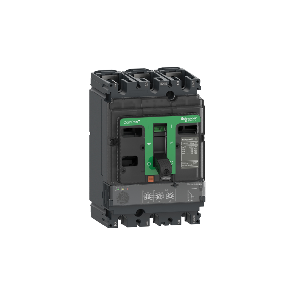 interruptor-termoregulable-3x40-100a-65ka-440v-nsx100h.jpg Interruptor termoregulable 3X40-100A 65Ka 440V NSX100H - Imagen 1