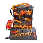 Kit de herramientas aisladas c/49 componentes c/m,aletin de cuero