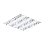 Kit rejilla de aluminio TBS165 4x14W/865 TL5 HFS C6 p/empotrar