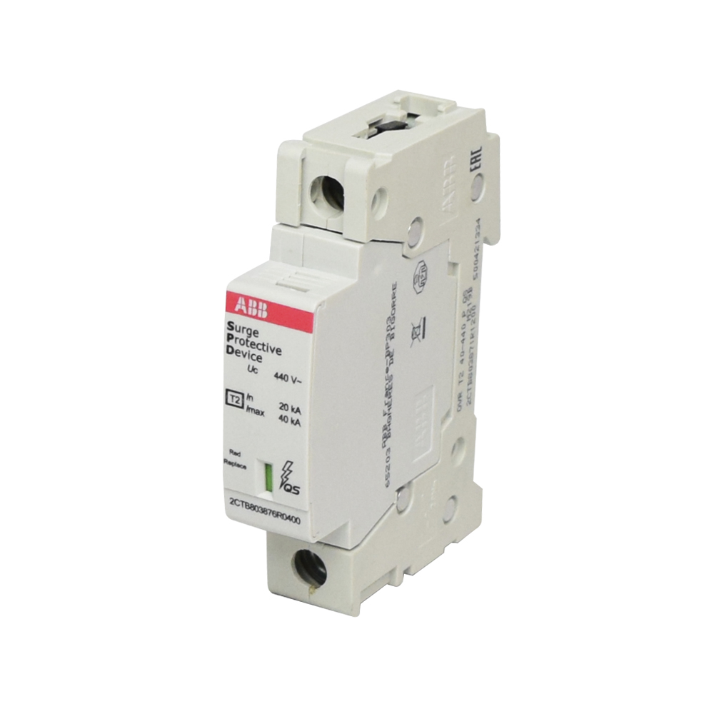 limitador-de-sobretension-t2-1p-40ka-440v-230v.jpg Limitador de sobretensión T2 1P 40kA 440V 230V - Imagen 1