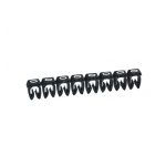 Marcador número: 0 para cable 4-6mm2 negro x20und
