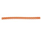 Marcador número: 3 para cable 4-6mm2 anaranjado x30und