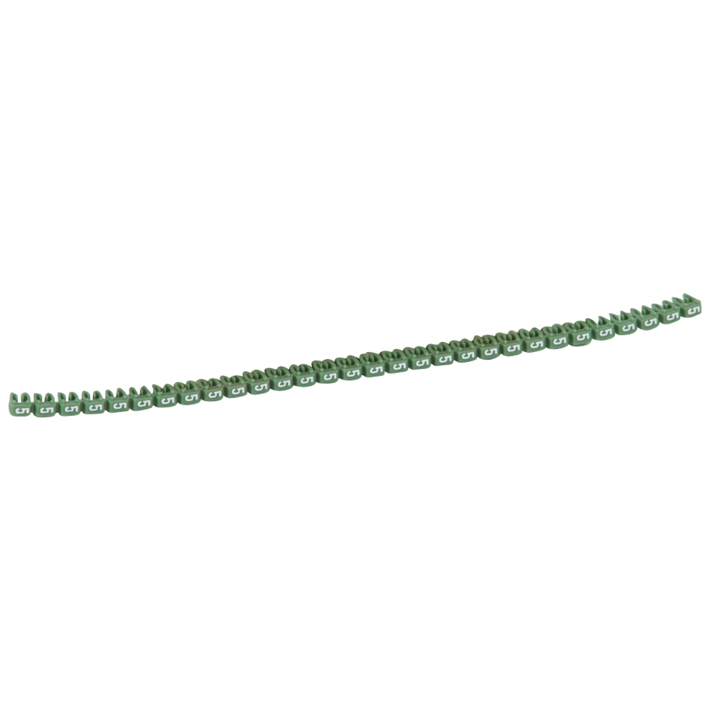 marcador-numero-5-para-cable-15-25mm2-verde-x30und.jpg Marcador número: 5 para cable 1.5-2.5mm2 verde x30und - Imagen 1