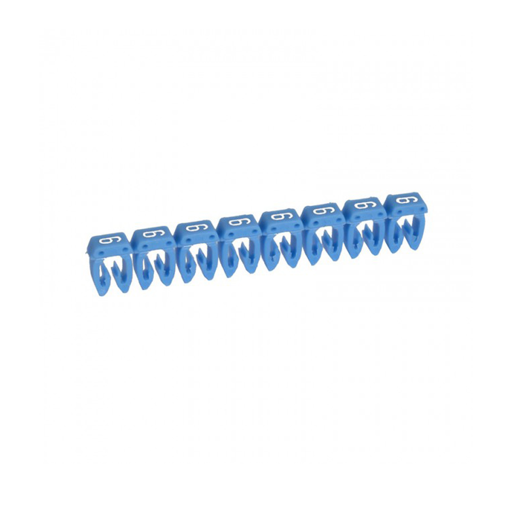 marcador-numero-6-para-cable-05-15mm2-azul-x30und.jpg Marcador número: 6 para cable 0.5-1.5mm2 azul x30und - Imagen 1