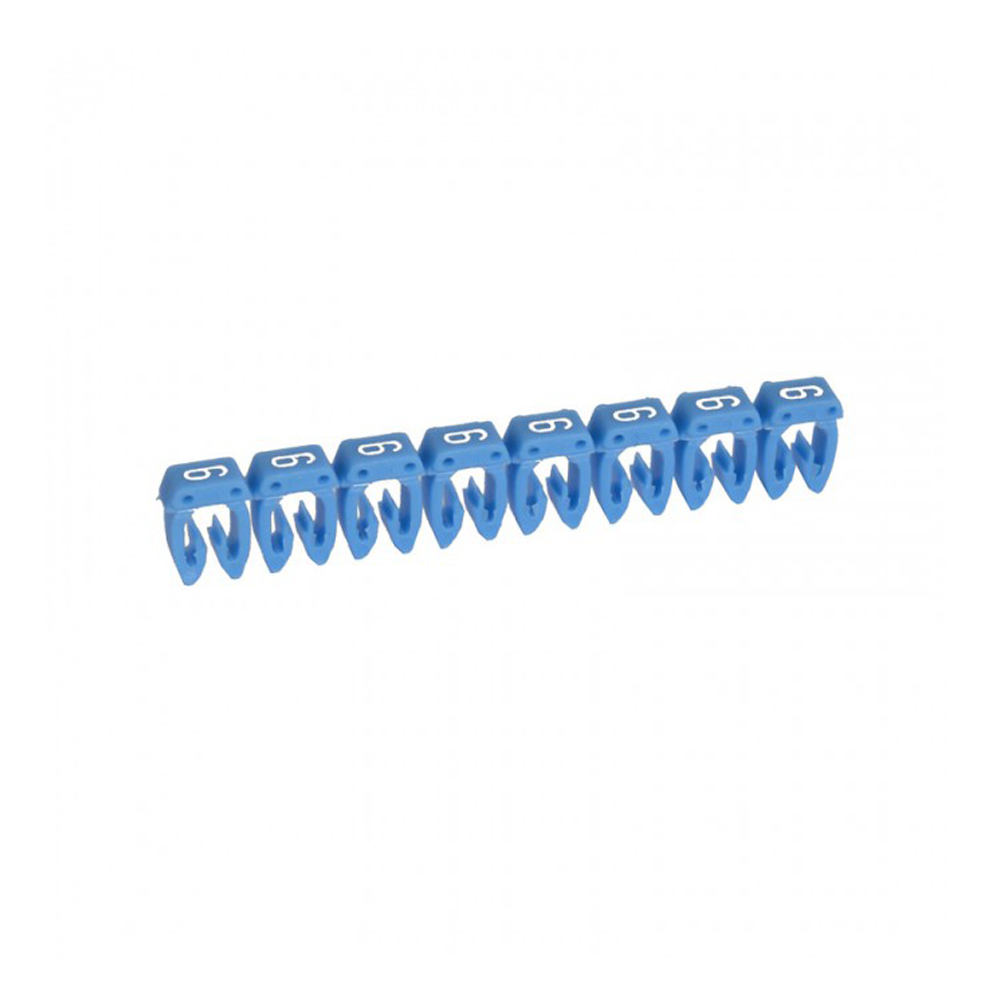 marcador-numero-6-para-cable-15-25mm2-azul-x30und.jpg Marcador número: 6 para cable 1.5-2.5mm2 azul x30und - Imagen 1